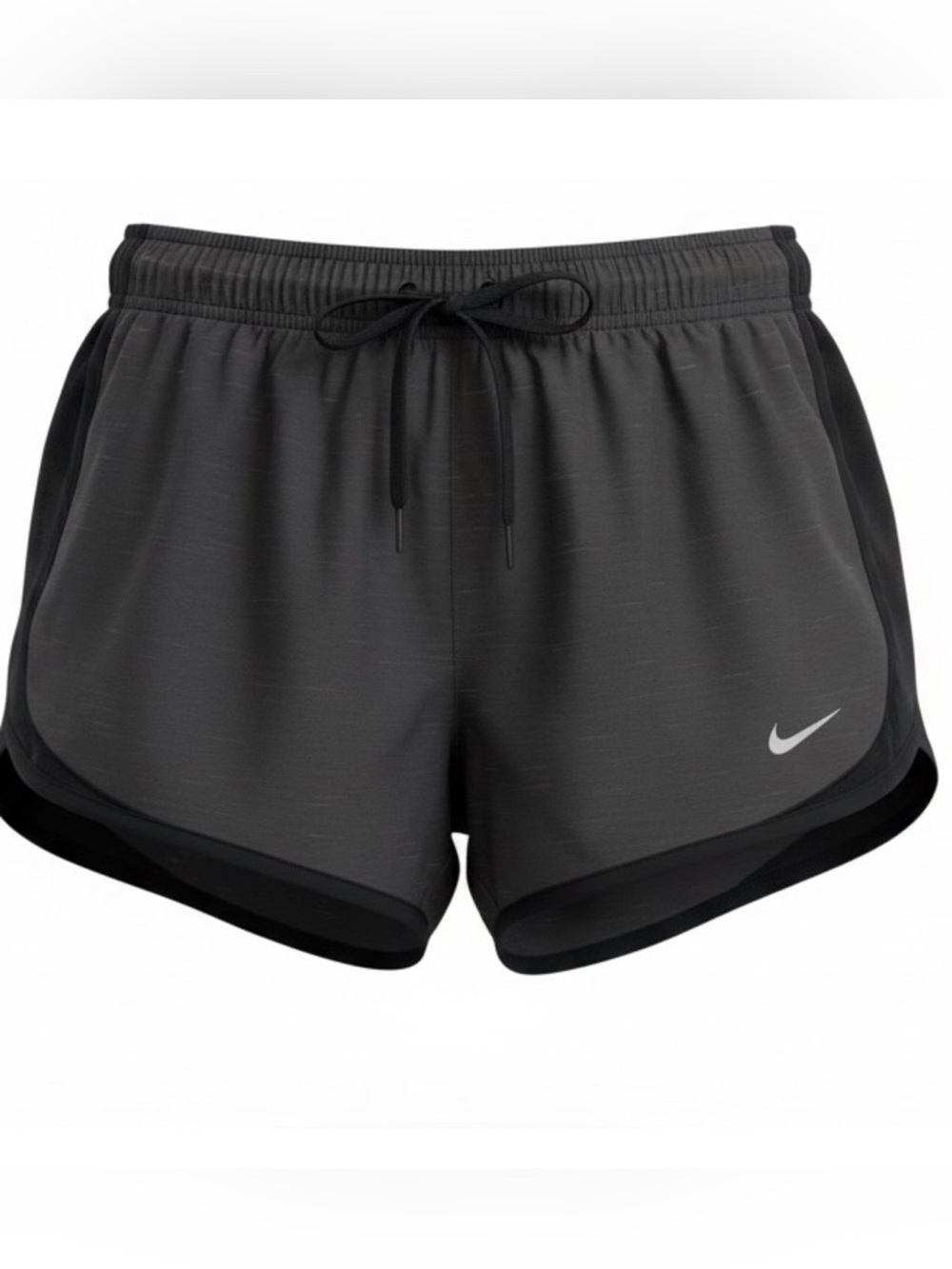 NIKE DRI-Fit Running Training Shorts Grey Black Women’s with Liner